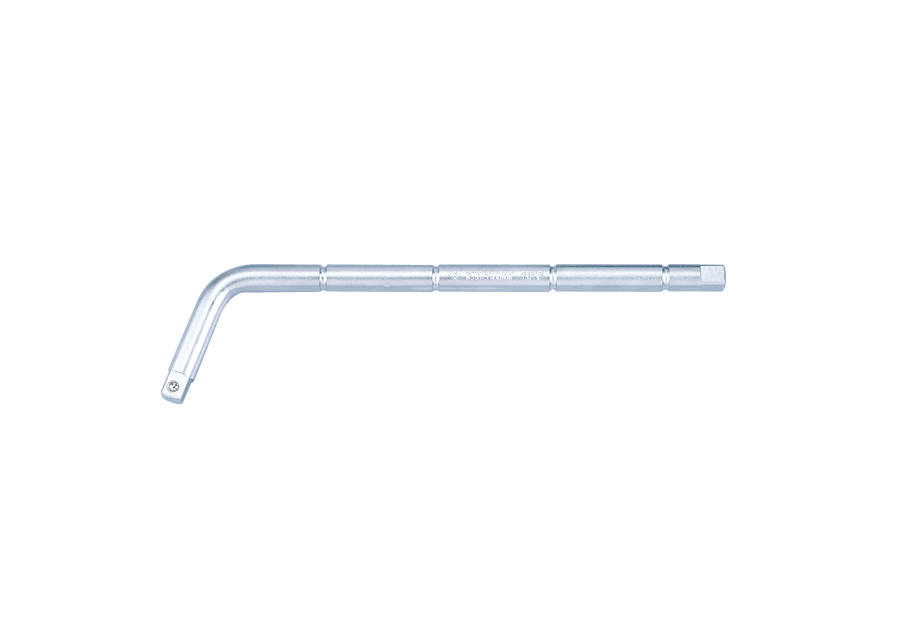 4583R-DR.-105°-L-handle.png 1/2" Drive L Handle 12-1/2" Chrome - Image 1