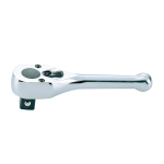 1/2" Drive MINI REVERSIBLE RATCHET 4-3/4" KNURL CHROME