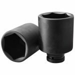 1" Drive 6PT Flank Deep Impact Socket 70MM 135MM Length