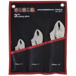 3PC Locking Pliers Set Cloth Bag