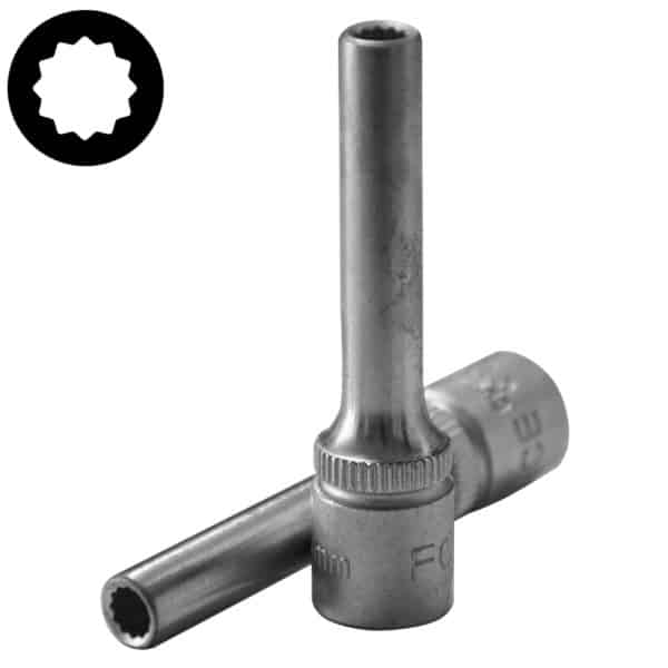 5295006-web-2-600x600-1.jpg 1/4" Drive 12PT Flank Deep Socket 6MM 50MM Length - Image 1