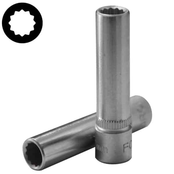 5295008-web-2-600x600-1.jpg 1/4" Drive 12PT Flank Deep Socket 8MM 50MM Length - Image 1