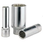 1/2" Drive 12PT Deep Socket 8MM 77MM Length