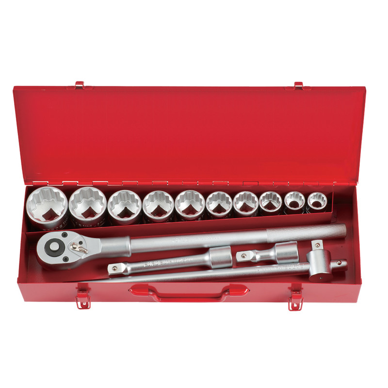 6141_001__06455.1698659836.jpg 14PC 3/4" Drive 6PT Socket Combination Set 22-50MM - Image 1