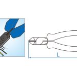 6" Diagonal Cutting Nipper Wire Stripper