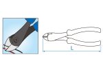 7" Heavy Duty Diagonal Cutting Nippers European Style - Image 2