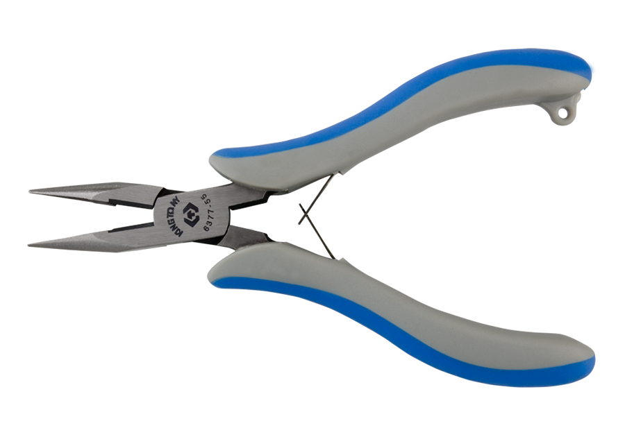 6377-55.png Precision Half Round Nose Pliers 5-1/2" - Image 1