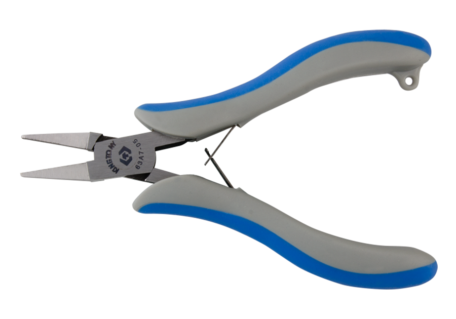 63A7-05.png Precision Round Nose Pliers 5" Flat Slim - Image 1