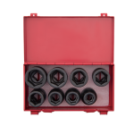 8PC 3/4″ 6PT Drive Impact Socket Set Metric Black