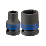 3/4" Drive Impact Socket 26MM 12PT Black