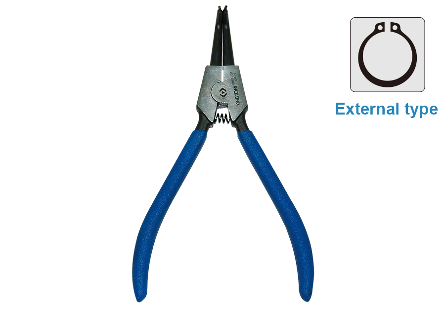 68SB.png External 90° Degree Bent Circlip Pliers 7" - Image 1