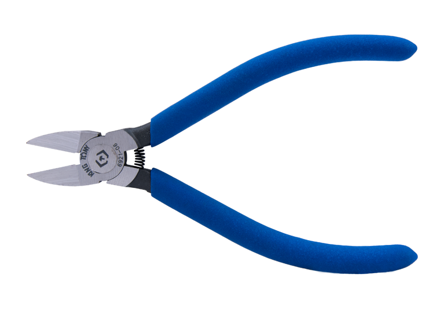 6921C.png European Type Plastic Cutting Pliers 7" (178MM) Plastic Coating - Image 1