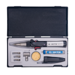 Gas Soldering Iron Set with 4 Interchangeable Tips - Professional Butane Cordless Soldering Kit 30W–150W
