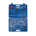 85PC 1/4" & 1/2" Drive Socket L-Wrench Set 12PT & 6PT Chrome