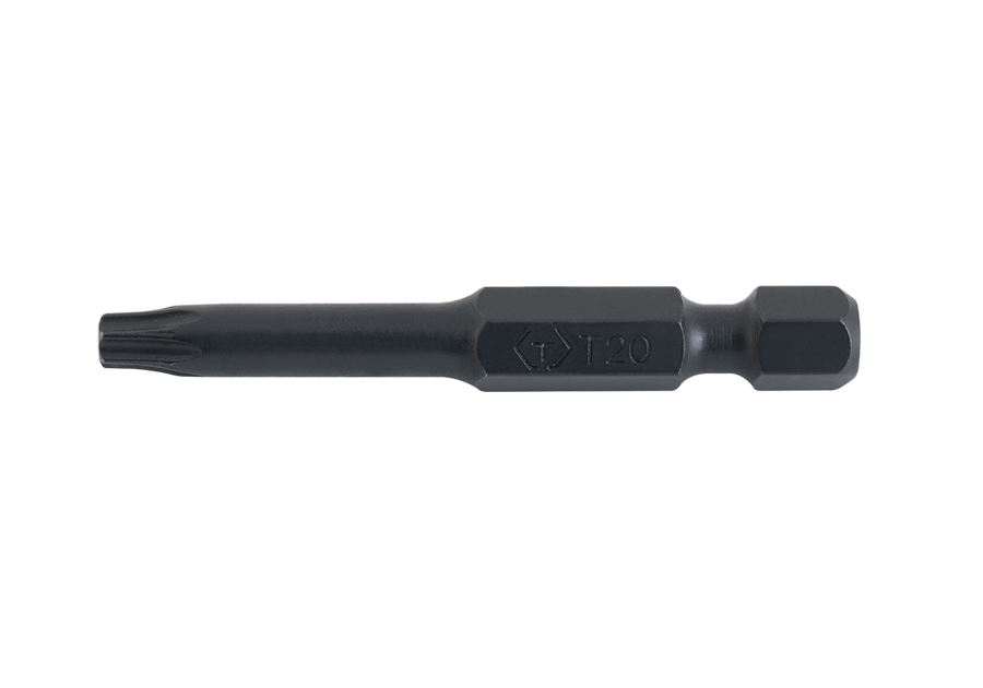 7100T-Power-Bit-TORX-head.png 110MM 1/4" Torx Power Bit T15 Magnetic S2 Steel - Image 1