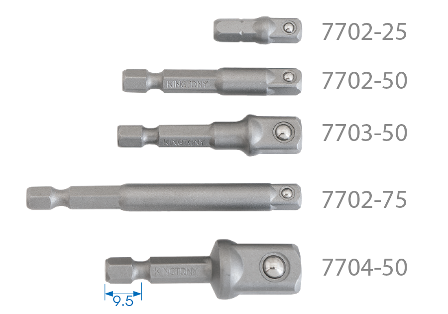 770.png Ball Retainer Socket Adapter 1/4" x 50 MM - Image 1