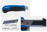 7" Utility Cutter with 18mm Snap-Off Blades - Automatic Reloading Heavy Duty Utility Knife - Image 2