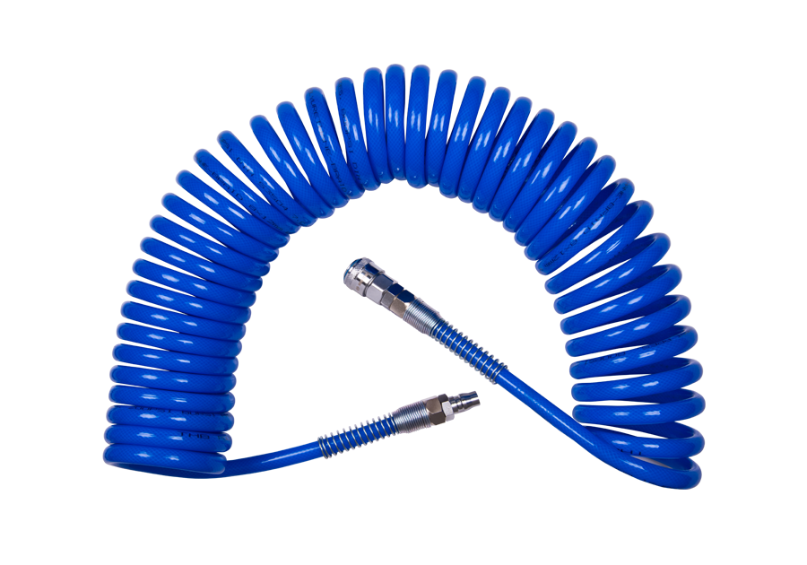 79960.png PU Air Spiral Hose 20M 640PSI 1/4" BSPT Asian - Image 1