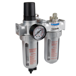 1/2" Air Filter Regulator Lubricator with Gauge - Pneumatic Air Control Unit