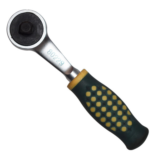 80229-web-600x600-1.jpg 1/4" Drive Round Ratchet Handle 72 Teeth 115MM Length - Image 1