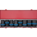 8PC 1" Drive Impact Socket Set Thin Wall