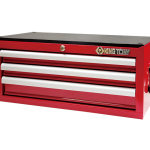 3 Drawer Ball Bearing Slides Type Tool Chest Red