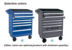 7 Drawer Tool Trolley 26" Rolling Cart Ball Bearing - Image 6