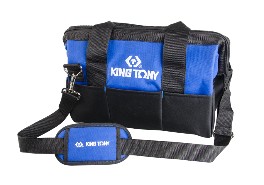 87721B.png Wide Opening Fabric Tool Bag 15 Pocket 360 x 200 x 250MM - Image 1