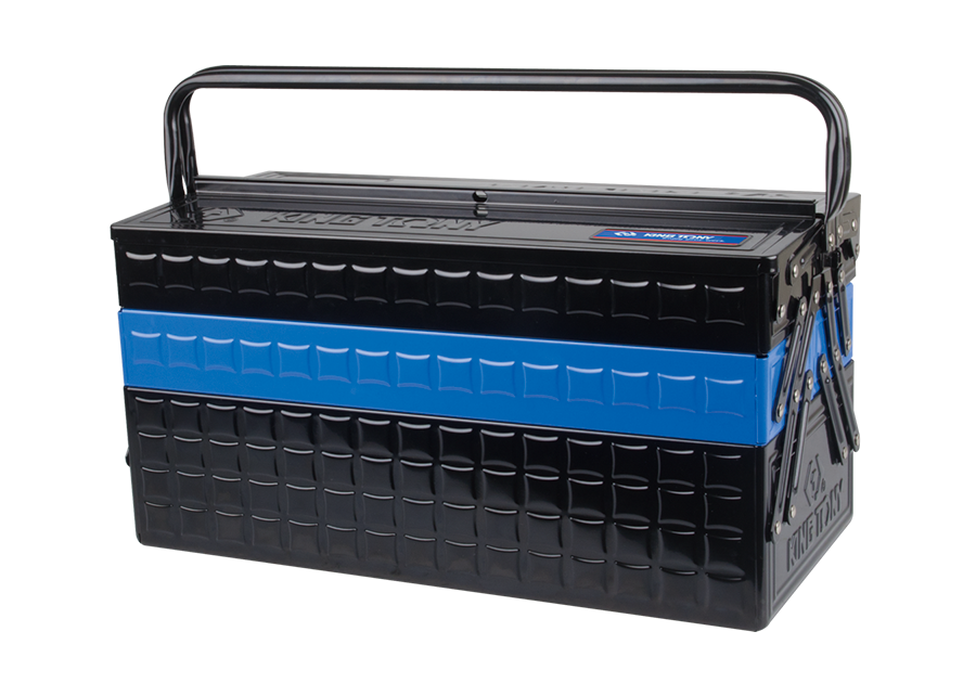 87A05-KB.png Cantilever Tool Box 470 x 220 x 260MM Black Blue - Image 1