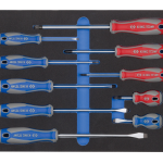 10PC Screwdriver Set With EVA Tray For Tool Trolley