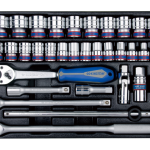 33PC 1/2" Drive Socket Set 6PT Metric For Tool Box