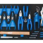 17PC Pliers & Punch & Hammer Set For Tool Trolley EVA