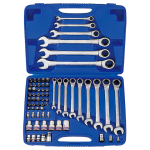 68PC Combination Speed Wrench Set Metric
