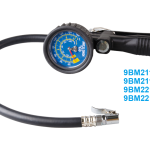 3-in-1 Tyre Inflator 220 PSI - Dual Head Chuck Air Inflator Gauge