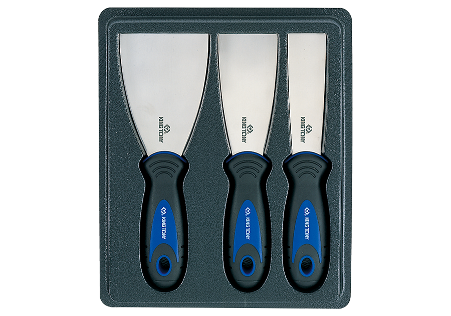 9CJ013.png 3PC Stainless Steel Putty Knife Set - Professional Scraper & Filling Knife Set - Image 1