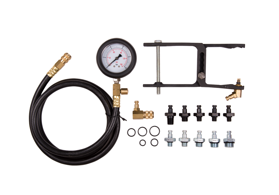 9DP3201.png Oil Pressure Tester Kit – Engine & Transmission Oil Pressure Test Kit 0–150 PSI (0–10 Bar) - Image 1