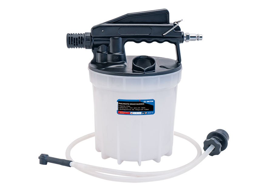 9TV14-02.png Pneumatic Brake Bleeder – Air Powered Brake Fluid Bleeding Tool for Standard & ABS Brake Systems - Image 1