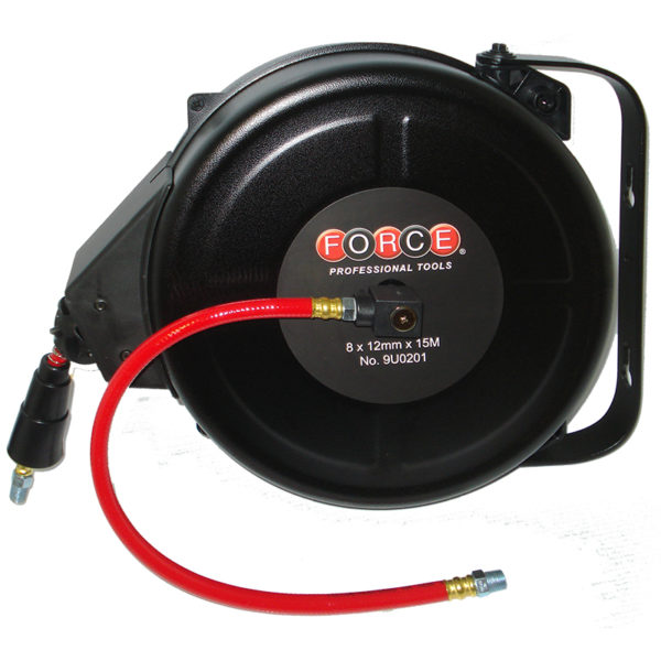 9U0201-web-600x600-1.jpg Auto Rewinder Air Hose Reel 15 METERS - Image 1