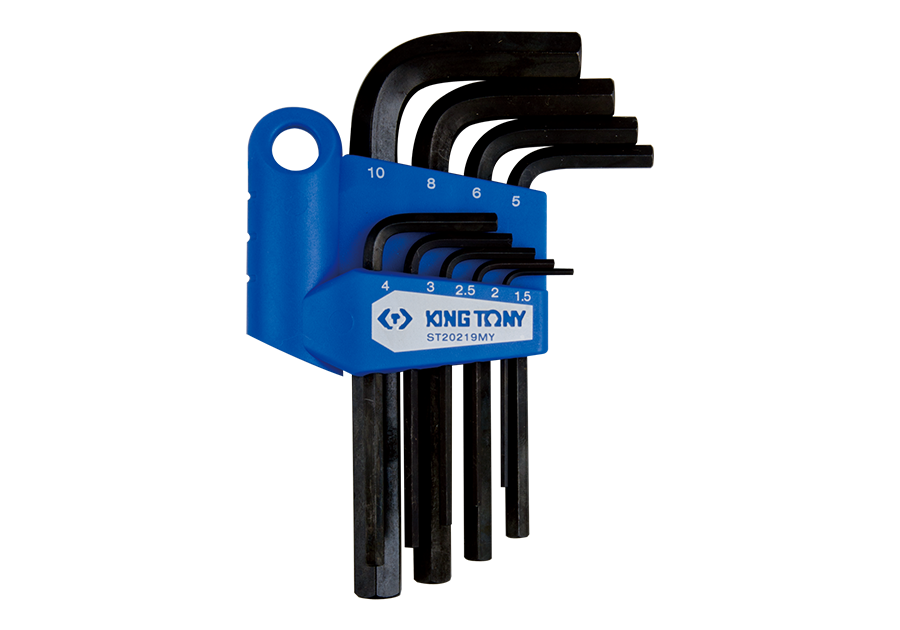 ST20219MY.png 9PC Short Arm Hex Key Set 1.5–10MM Metric - Image 1