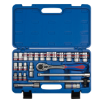24PC 1/2" Drive Socket Set 12PT SAE