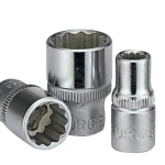 1/4" Drive 12PT Flank Socket 4.5MM 25MM Length