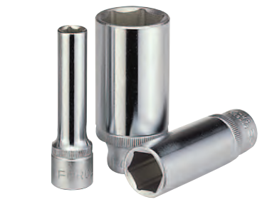 force-53546N-3-8-6pt-flank-deep-socket.png 3/8" Drive 6PT Flank Deep Socket 24MM 63MM Length - Image 1