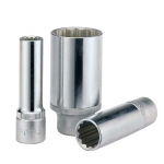 3/8" Drive 12PT Flank Deep Socket 12MM 63MM Length
