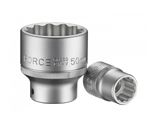 force-569N-3-4-12pt-flank-socket.png 3/4" Drive 12PT Flank Socket 56MM 76MM Length - Image 1